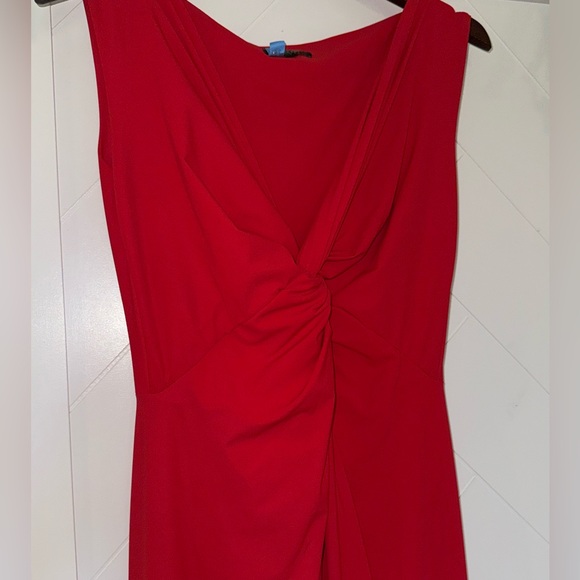 Chiara Boni La Petite Robe Opera Column maxi Gown geranium red size 46 / U.S. 10 - Picture 5 of 15